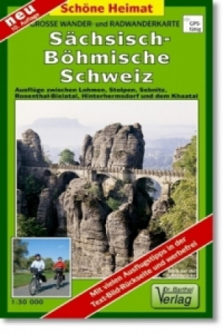 Articles imprimés Doktor Barthel Karte Sächsisch-Böhmische Schweiz 