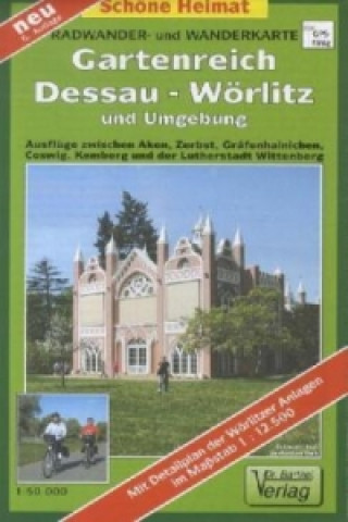 Nyomtatványok Doktor Barthel Karte Gartenreich Dessau-Wörlitz und Umgebung 