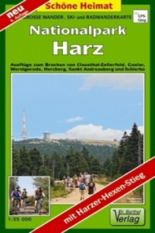 Tlačovina Doktor Barthel Karte Nationalpark Harz 