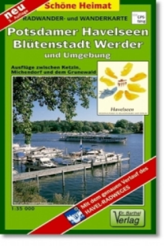 Tiskanica Doktor Barthel Karte Potsdamer Havelseen, Blütenstadt Werder und Umgebung 