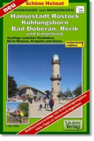 Materiale tipărite Radwander- und Wanderkarte Rostock, Bad Doberan, Kühlungsborn, Rerik und Umgebung 