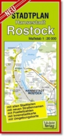 Tiskovina Stadtplan Hanse- und Universitätsstadt Rostock 