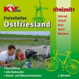 Carte KVplan Freizeit Ostfriesland Freizeitatlas 
