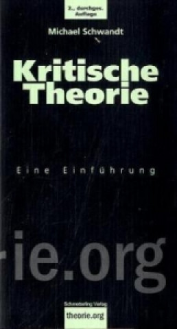 Könyv Kritische Theorie Michael Schwandt