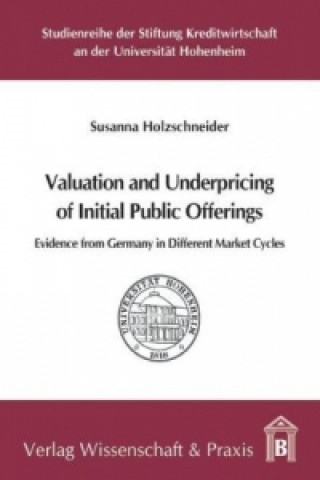 Könyv Valuation and Underpricing of Initial Public Offerings Susanna Holzschneider