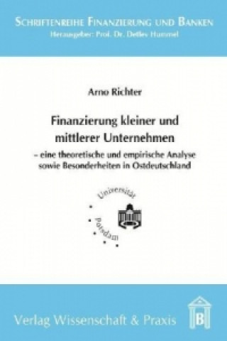 Knjiga Finanzierung kleiner und mittlerer Unternehmen. Arno Richter