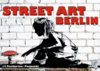 Carte Street Art Berlin,15 Postkarten 