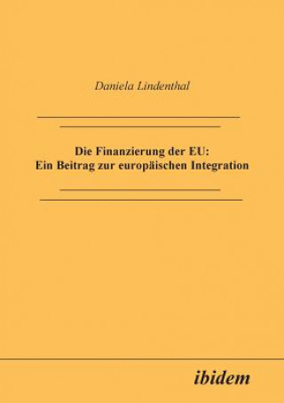 Buch Finanzierung der EU Daniela Lindenthal