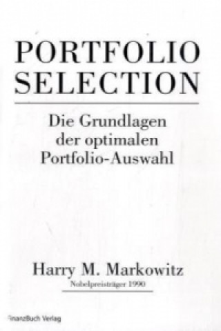 Könyv Portfolio Selection Harry M. Markowitz