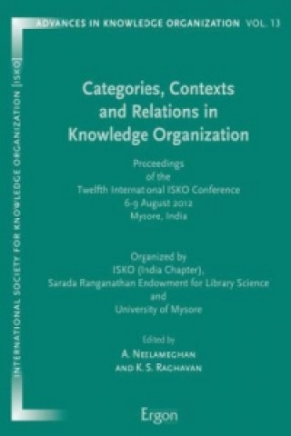 Book Categories, Contexts and Relations in Knowledge Organization A. Neelameghan