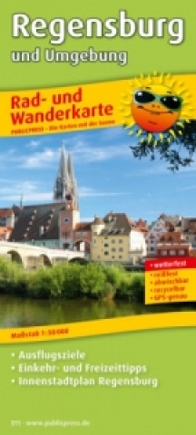 Materiale tipărite PublicPress Rad- und Wanderkarte Regensburg und Umgebung 