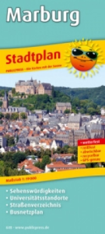 Prasa PublicPress Stadtplan Marburg 