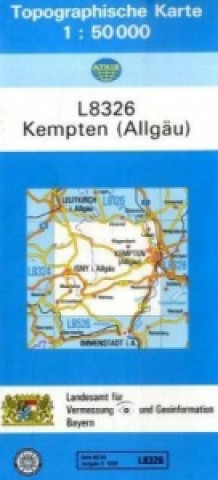 Materiale tipărite Topographische Karte Bayern Kempten (Allgäu) Breitband und Vermessung Landesamt für Digitalisierung