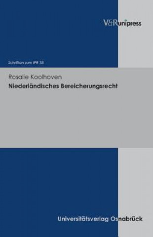 Könyv Niederländisches Bereicherungsrecht Rosalie Koolhoven