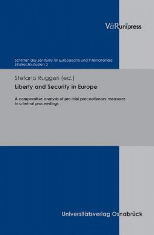 Kniha Liberty and Security in Europe Stefano Ruggeri