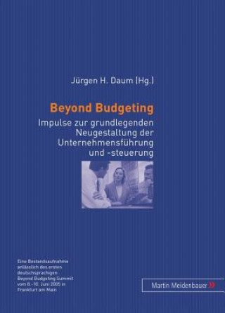 Книга Beyond Budgeting Jürgen H. Daum