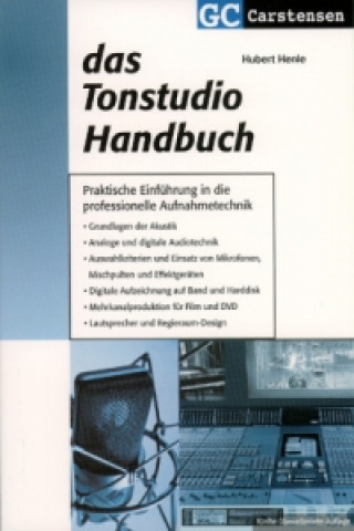 Książka Das Tonstudio Handbuch Hubert Henle