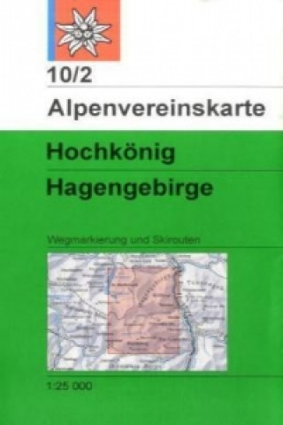 Nyomtatványok Hochkönig, Hagengebirge 