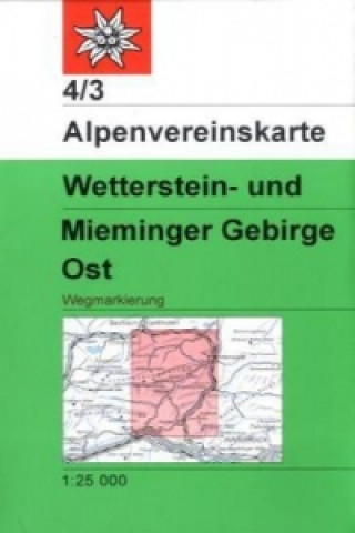Printed items Wetterstein- und Mieminger Gebirge Ost 