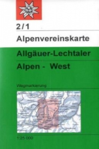 Tlačovina Allgäuer-Lechtaler Alpen - West 