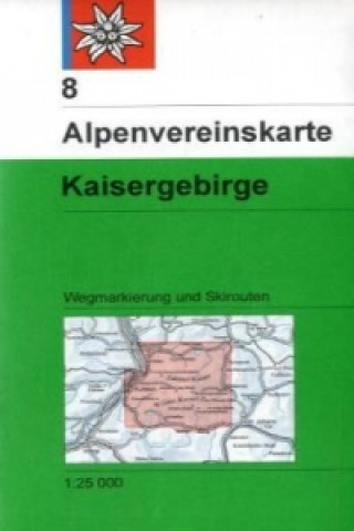 Materiale tipărite Kaisergebirge 1:25 000 