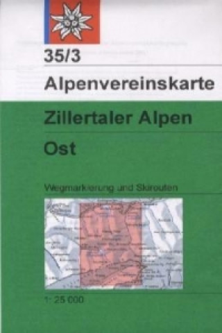 Nyomtatványok Zillertaler Alpen Ost Deutscher Alpenverein