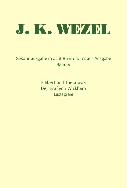 Книга Dramen Johann K. Wezel
