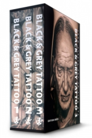 Книга Black & Grey Tattoo - 3 Volume Set Marisa Kakoulas