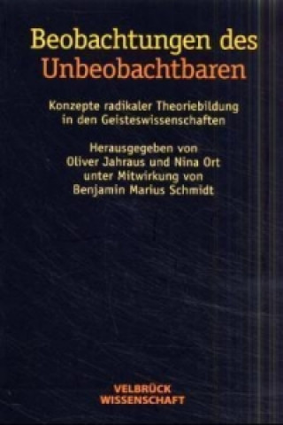 Kniha Beobachtungen des Unbeobachtbaren Oliver Jahraus