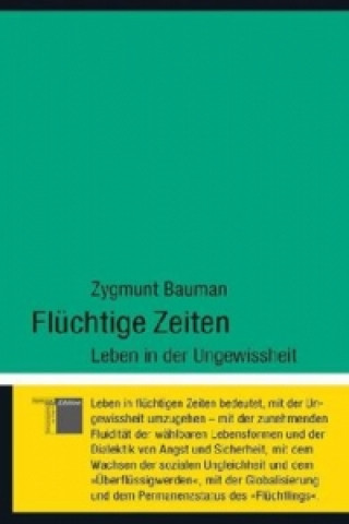 Kniha Flüchtige Zeiten Zygmunt Bauman