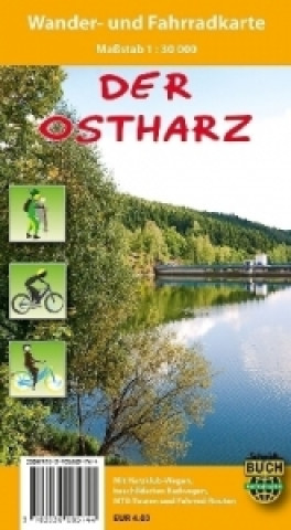 Materiale tipărite Der Ostharz, Wander- und Fahrradkarte Bernhard Spachmüller