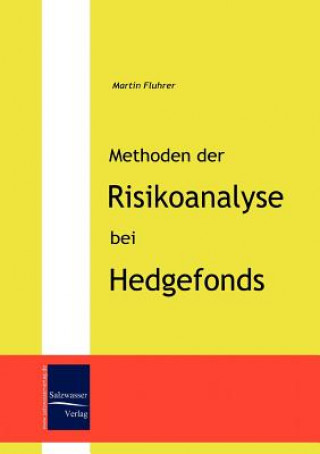 Kniha Methoden der Risikoanalyse bei Hedgefonds Martin Fluhrer