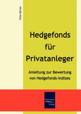 Kniha Hedgefonds fur Privatanleger Felix Körner