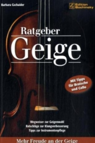 Könyv Ratgeber Geige Barbara Gschaider