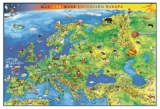 Materiale tipărite Kindereuropakarte - Max und Maxi entdecken Europa 