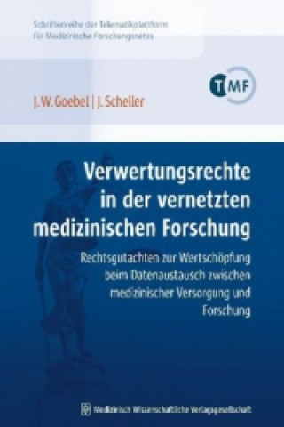 Kniha Verwertungsrechte in der vernetzten medizinischen Forschung Jürgen W. Goebel