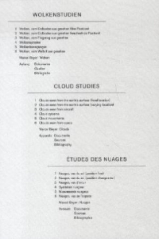 Carte Wolkenstudien / Cloud Studies / Etudes des nuages Marcel Beyer