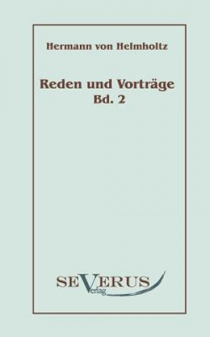 Libro Reden und Vortrage, Bd. 2 Hermann von Helmholtz