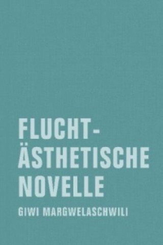Kniha Fluchtästhetische Novelle Giwi Margwelaschwili