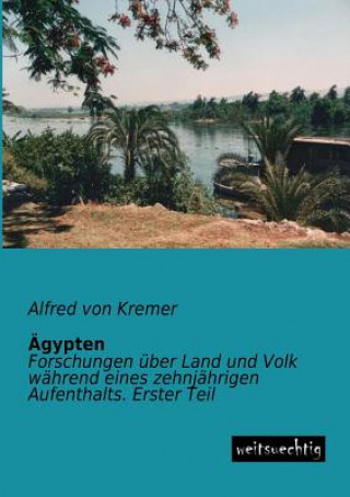 Carte Agypten Alfred von Kremer
