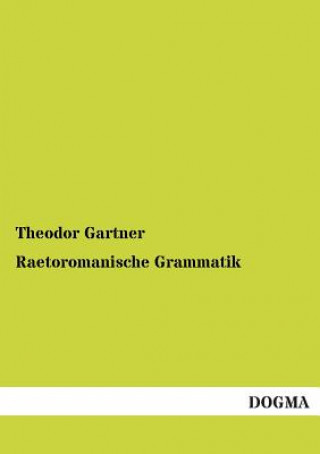 Book Raetoromanische Grammatik Theodor Gartner