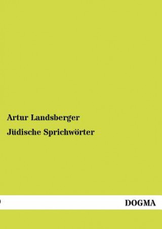Kniha Judische Sprichwoerter Artur Landsberger