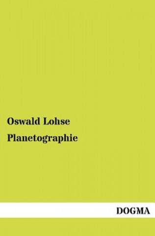 Książka Planetographie Oswald Lohse