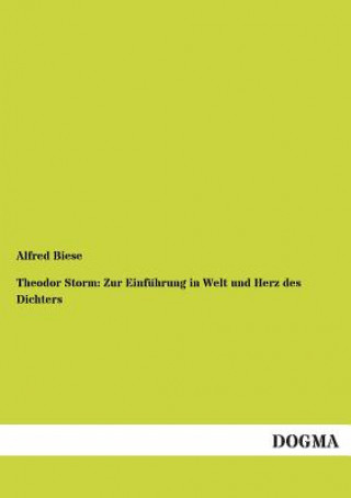 Buch Theodor Storm Alfred Biese
