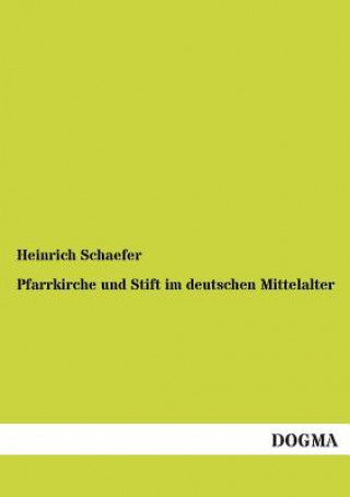 Kniha Pfarrkirche und Stift im deutschen Mittelalter Heinrich Schaefer