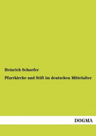 Książka Pfarrkirche und Stift im deutschen Mittelalter Heinrich Schaefer