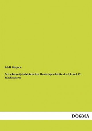 Kniha Zur schleswig-holsteinischen Handelsgeschichte des 16. und 17. Jahrhunderts Adolf Jürgens