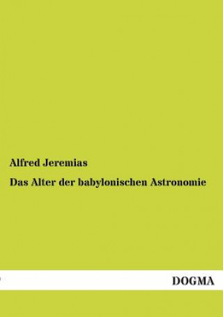 Carte Alter Der Babylonischen Astronomie Alfred Jeremias