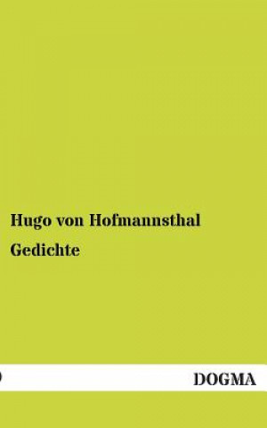 Book Gedichte Hugo von Hofmannsthal