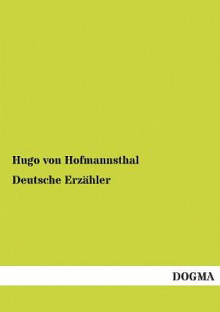 Buch Deutsche Erzahler Hugo von Hofmannsthal